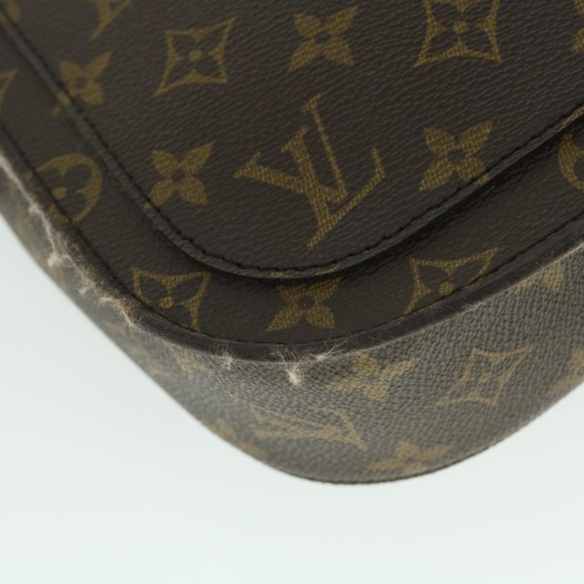 LOUIS VUITTON Monogram Saint Cloud GM Shoulder Bag M51242 LV Auth yk8400