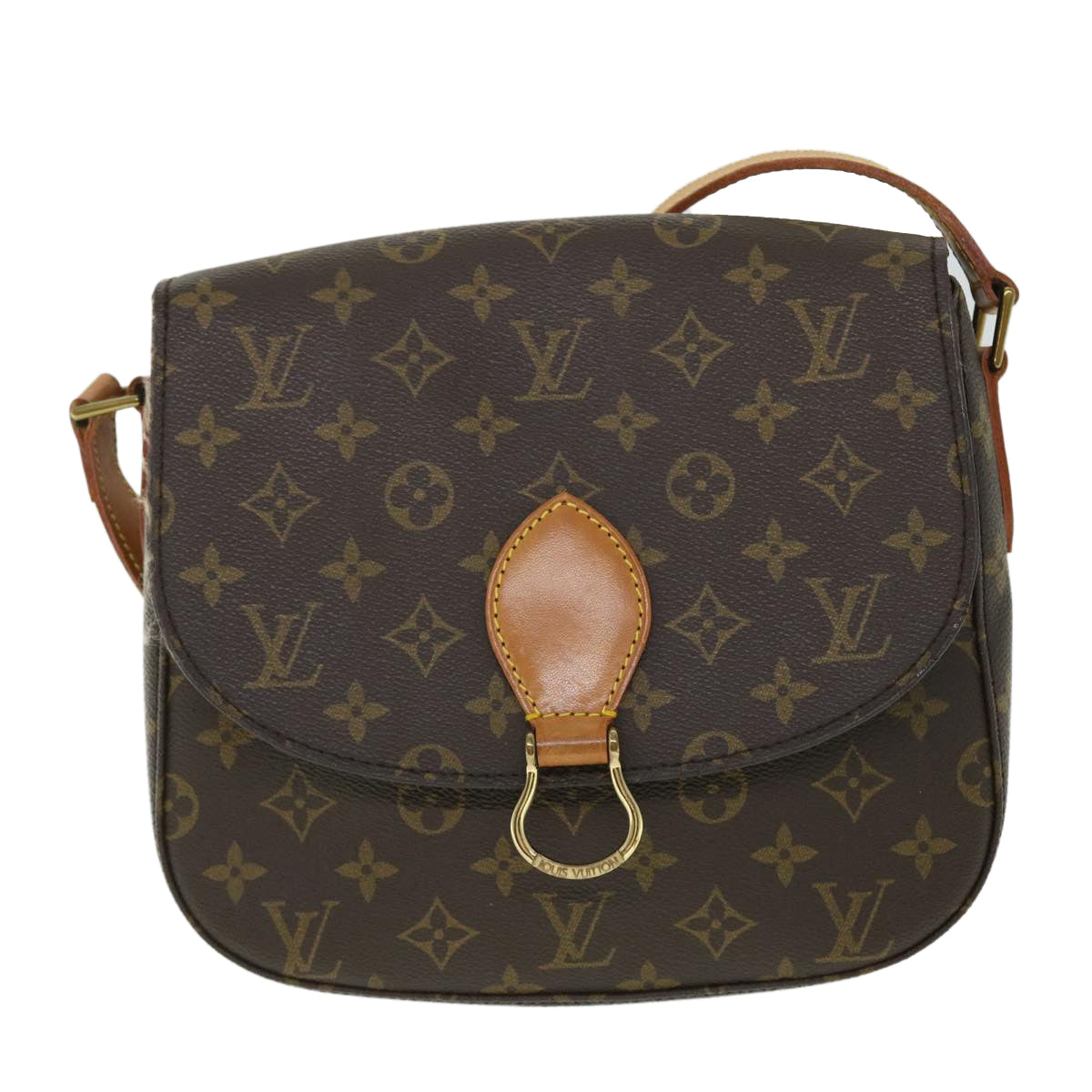 LOUIS VUITTON Monogram Saint Cloud GM Shoulder Bag M51242 LV Auth yk8400