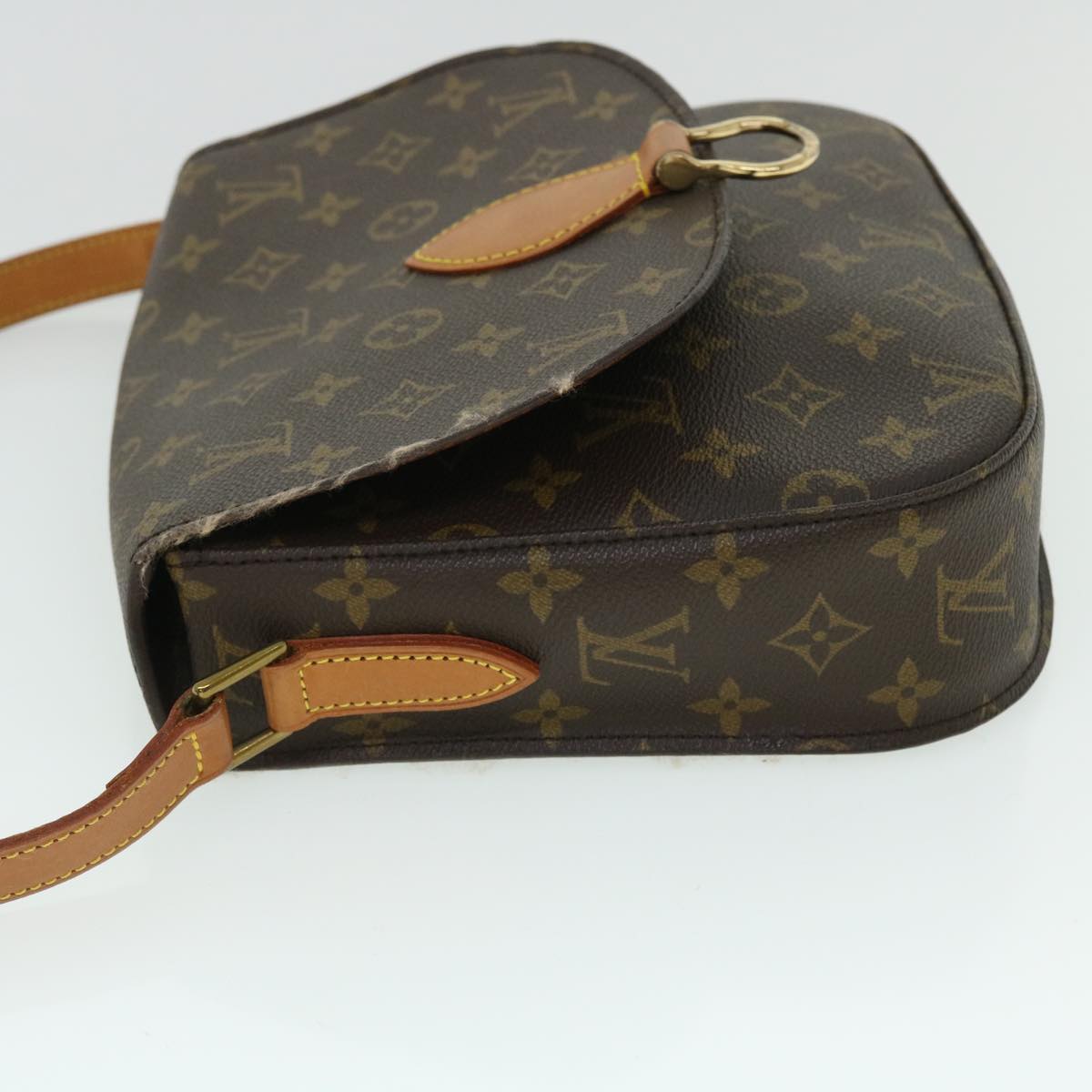 LOUIS VUITTON Monogram Saint Cloud GM Shoulder Bag M51242 LV Auth yk8400