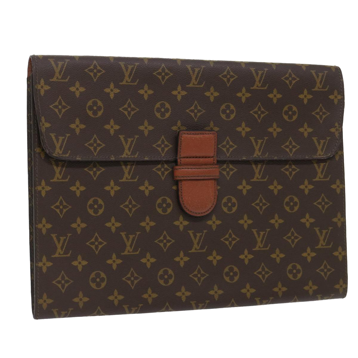 LOUIS VUITTON Monogram Posh Ministor Briefcase M53445 LV Auth yk8476