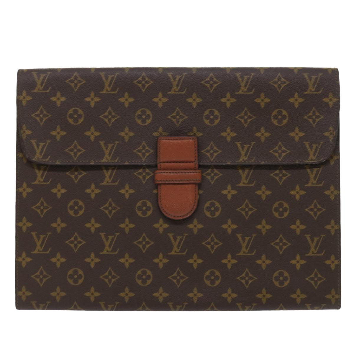 LOUIS VUITTON Monogram Posh Ministor Briefcase M53445 LV Auth yk8476