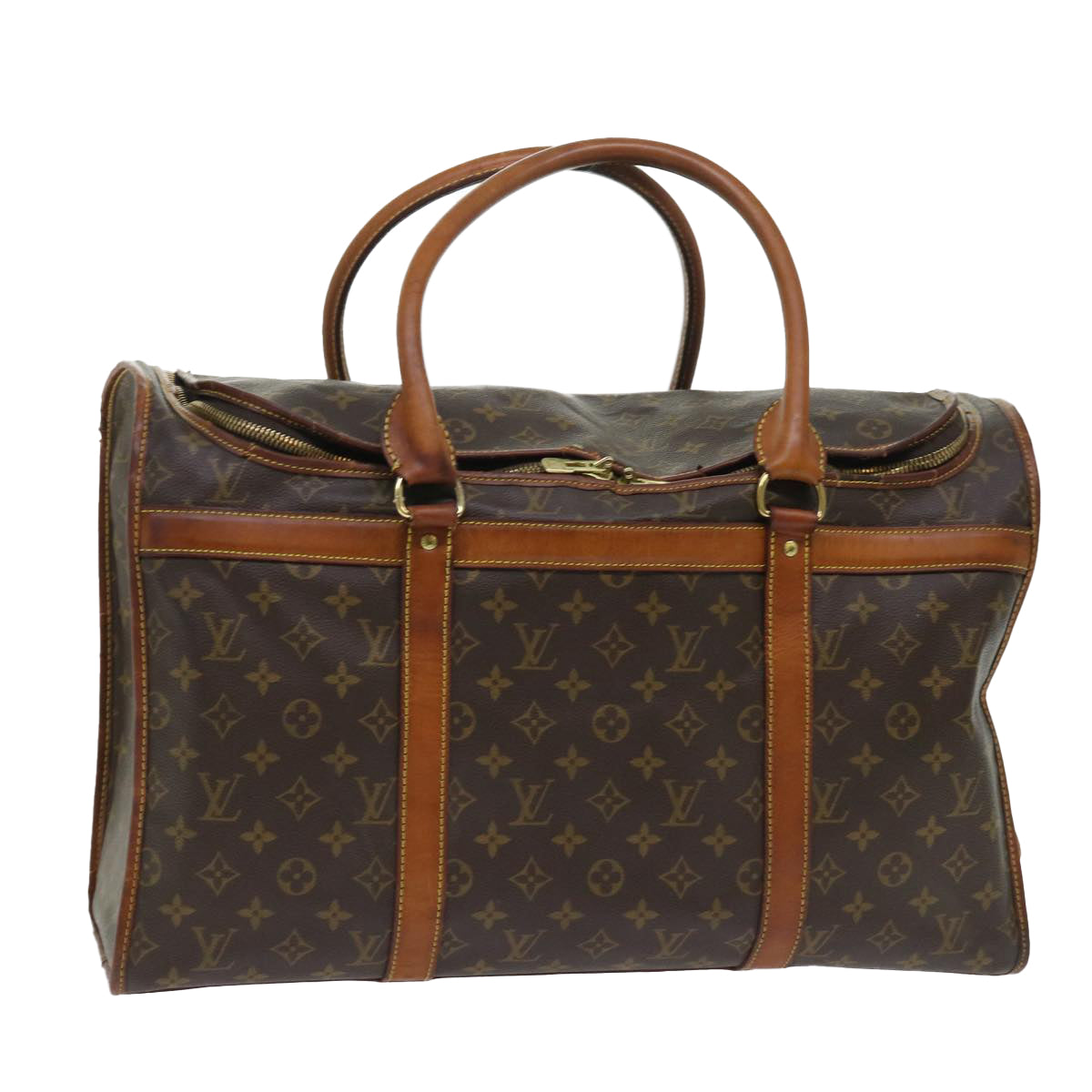 LOUIS VUITTON Monogram Sac Shan 50 Pet Carry M42021 LV Auth yk8496