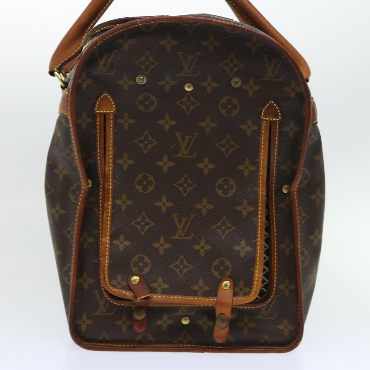 LOUIS VUITTON Monogram Sac Shan 50 Pet Carry M42021 LV Auth yk8496