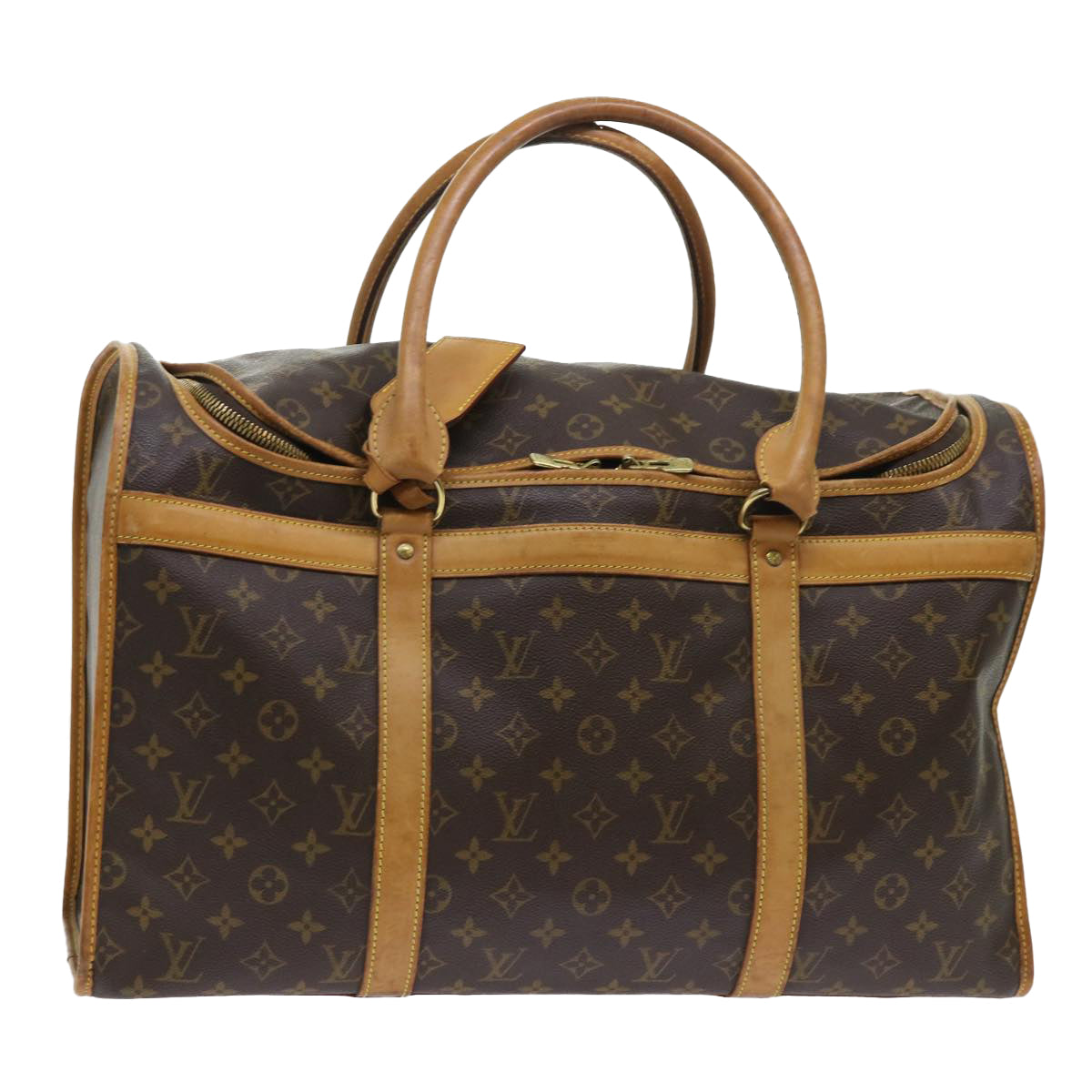 LOUIS VUITTON Monogram Sac Shan 50 Pet Carry M42021 LV Auth yk8497