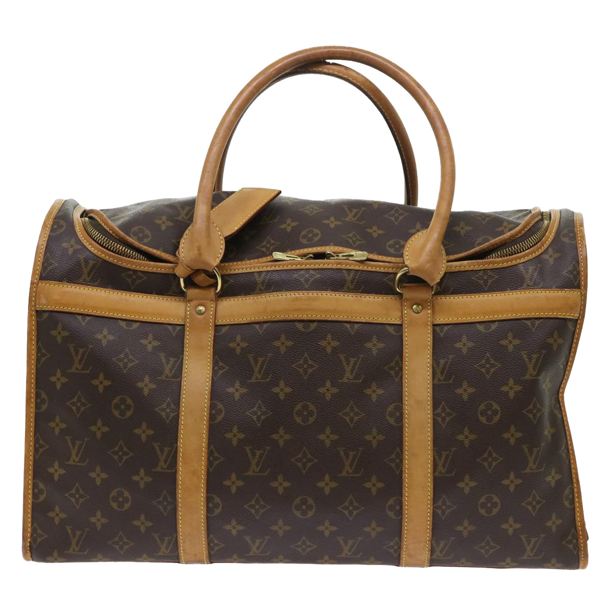 LOUIS VUITTON Monogram Sac Shan 50 Pet Carry M42021 LV Auth yk8497