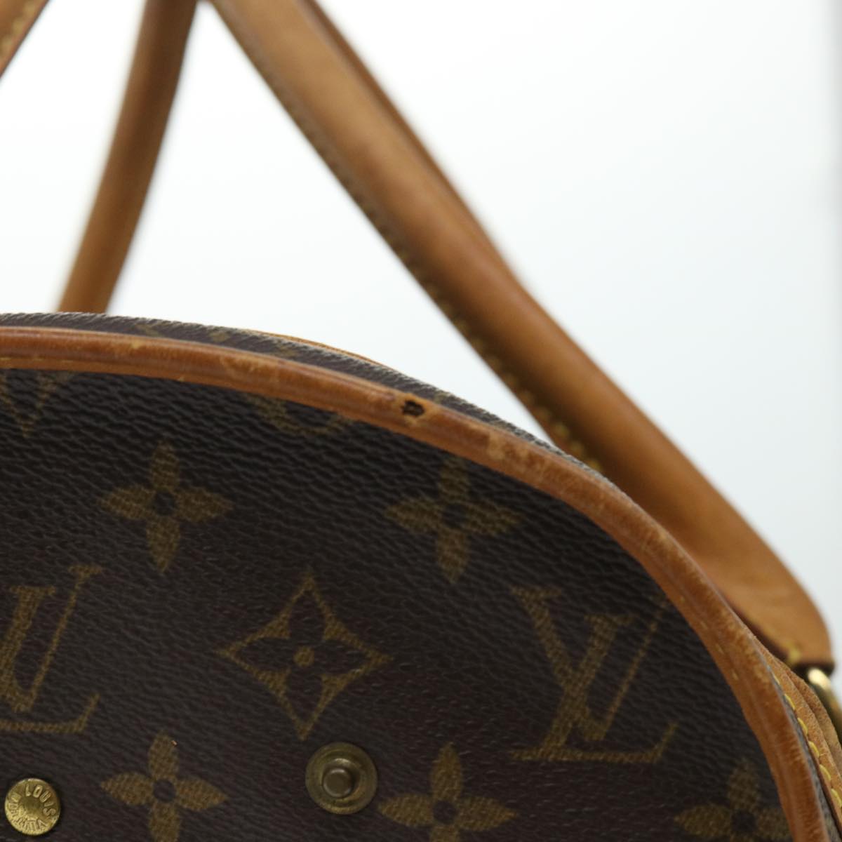 LOUIS VUITTON Monogram Sac Shan 50 Pet Carry M42021 LV Auth yk8497