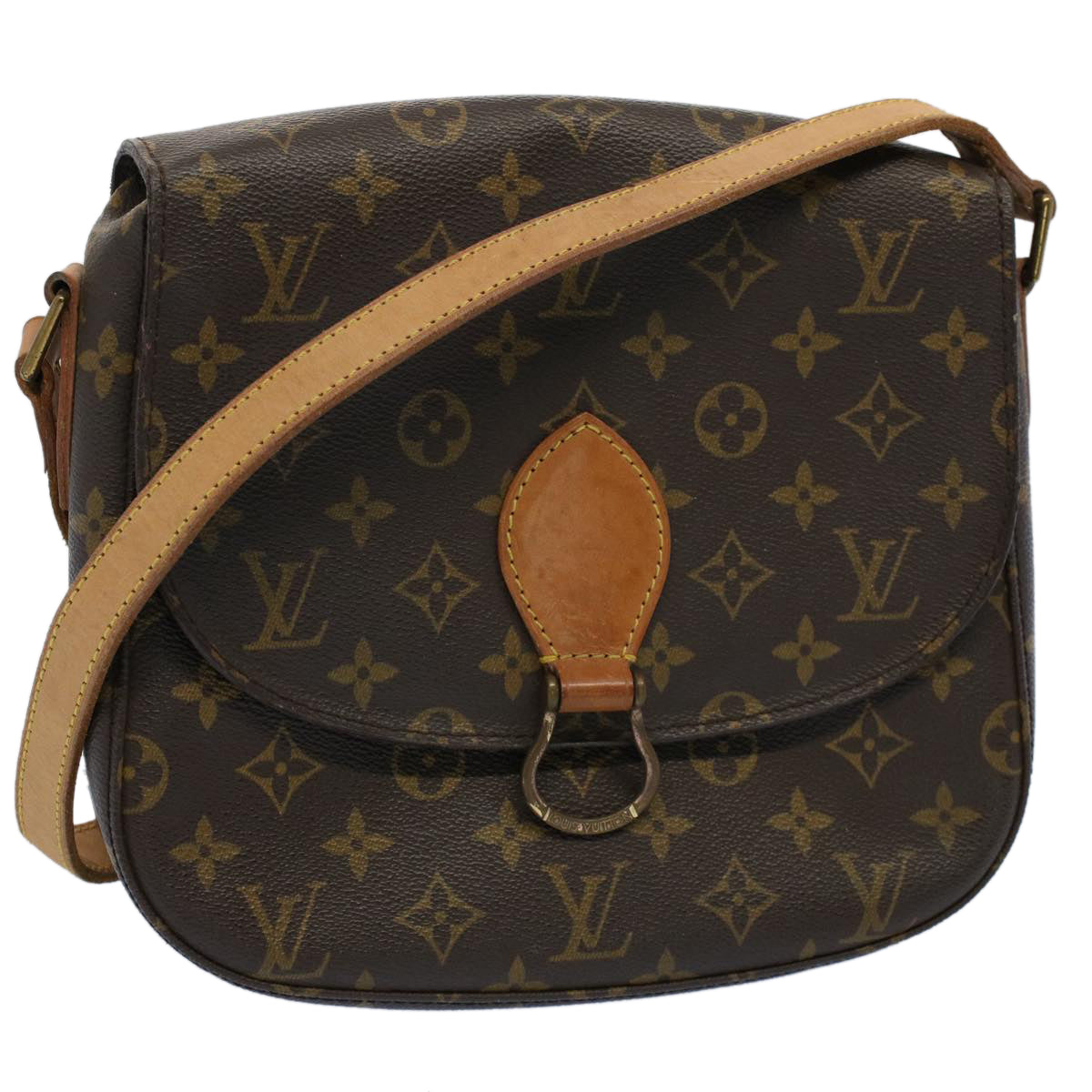 LOUIS VUITTON Monogram Saint Cloud GM Shoulder Bag M51242 LV Auth yk8551