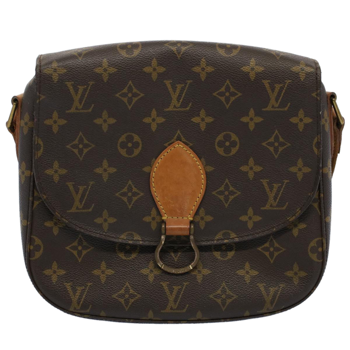 LOUIS VUITTON Monogram Saint Cloud GM Shoulder Bag M51242 LV Auth yk8551