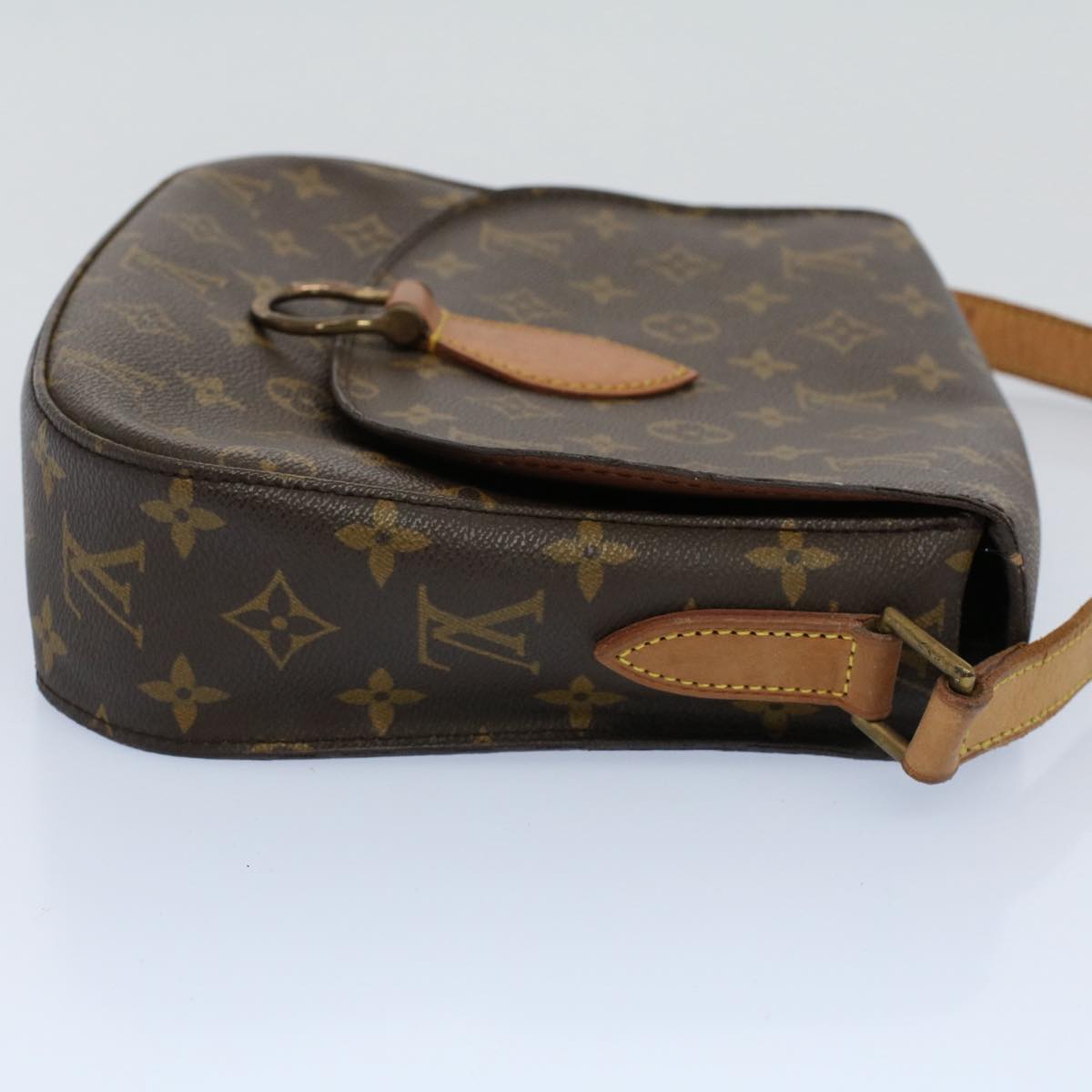 LOUIS VUITTON Monogram Saint Cloud GM Shoulder Bag M51242 LV Auth yk8551