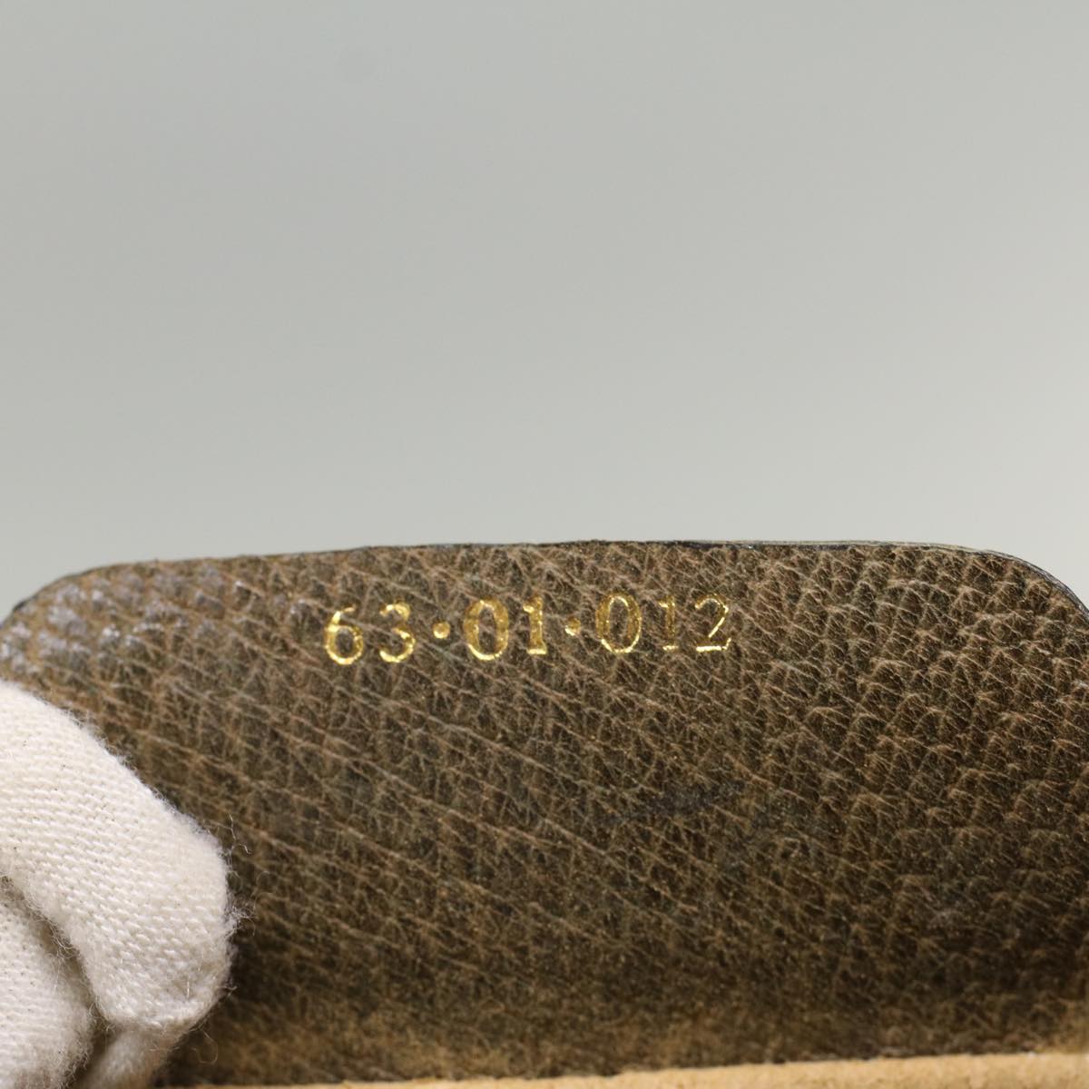 GUCCI GG Canvas Web Sherry Line Clutch Bag Beige Red Green 63.01.012 Auth yk8564