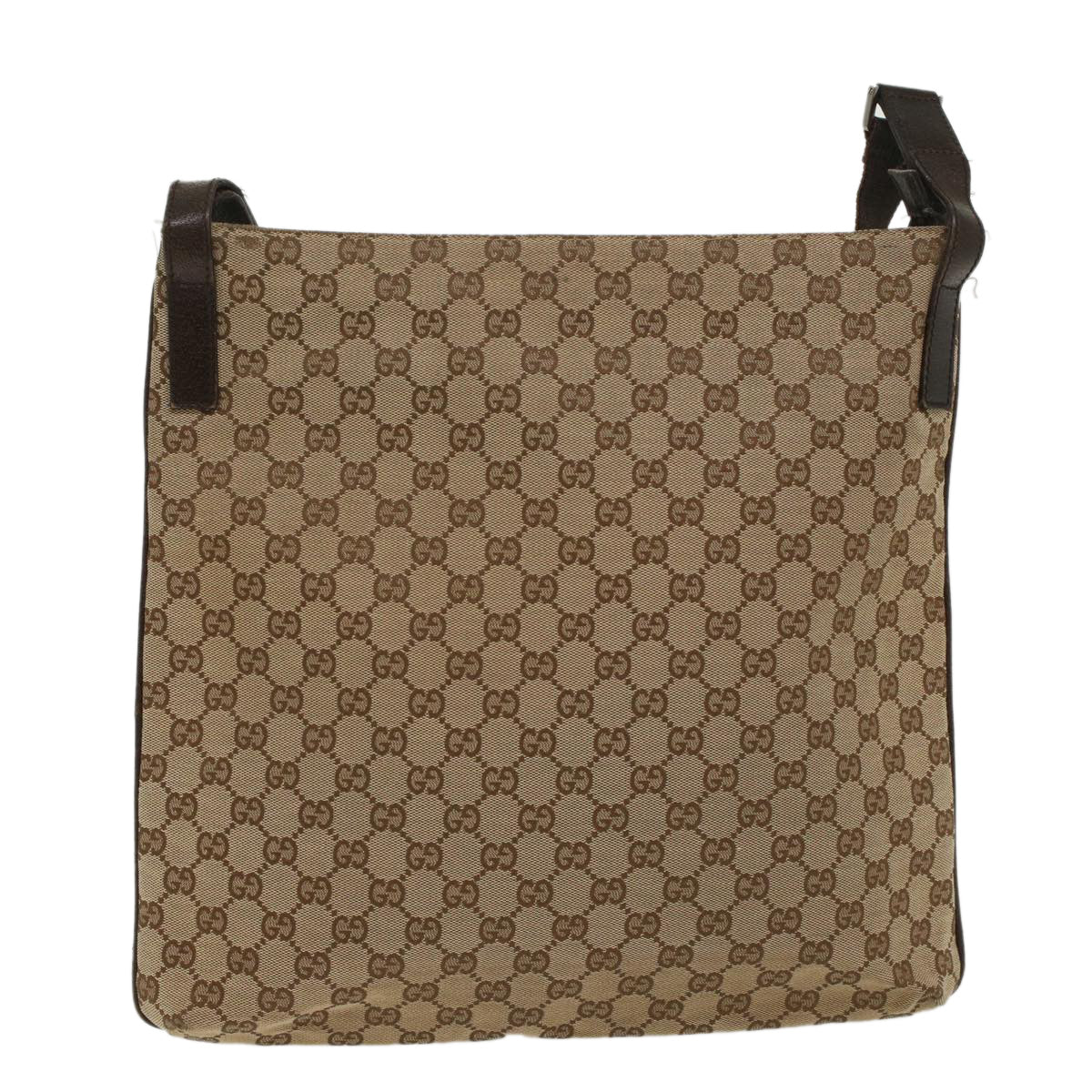 GUCCI GG Canvas Shoulder Bag Beige 122791 Auth yk8575 - 0