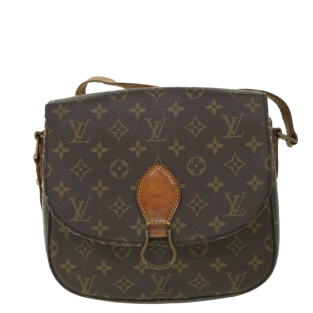 LOUIS VUITTON Monogram Saint Cloud GM Shoulder Bag M51242 LV Auth yk8580