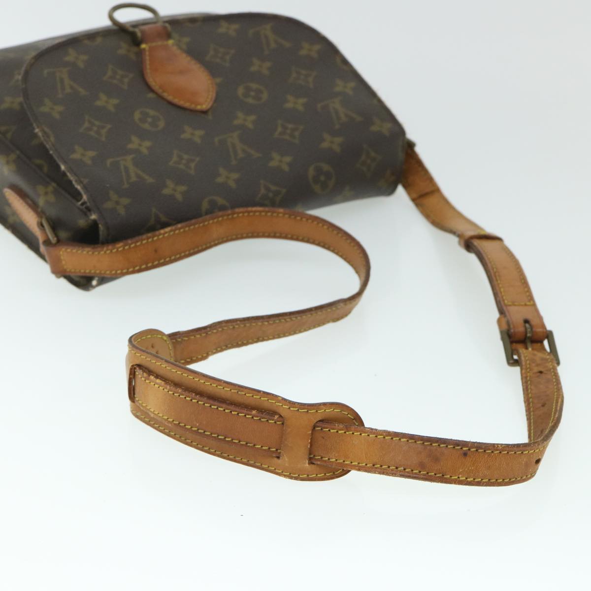 LOUIS VUITTON Monogram Saint Cloud GM Shoulder Bag M51242 LV Auth yk8580