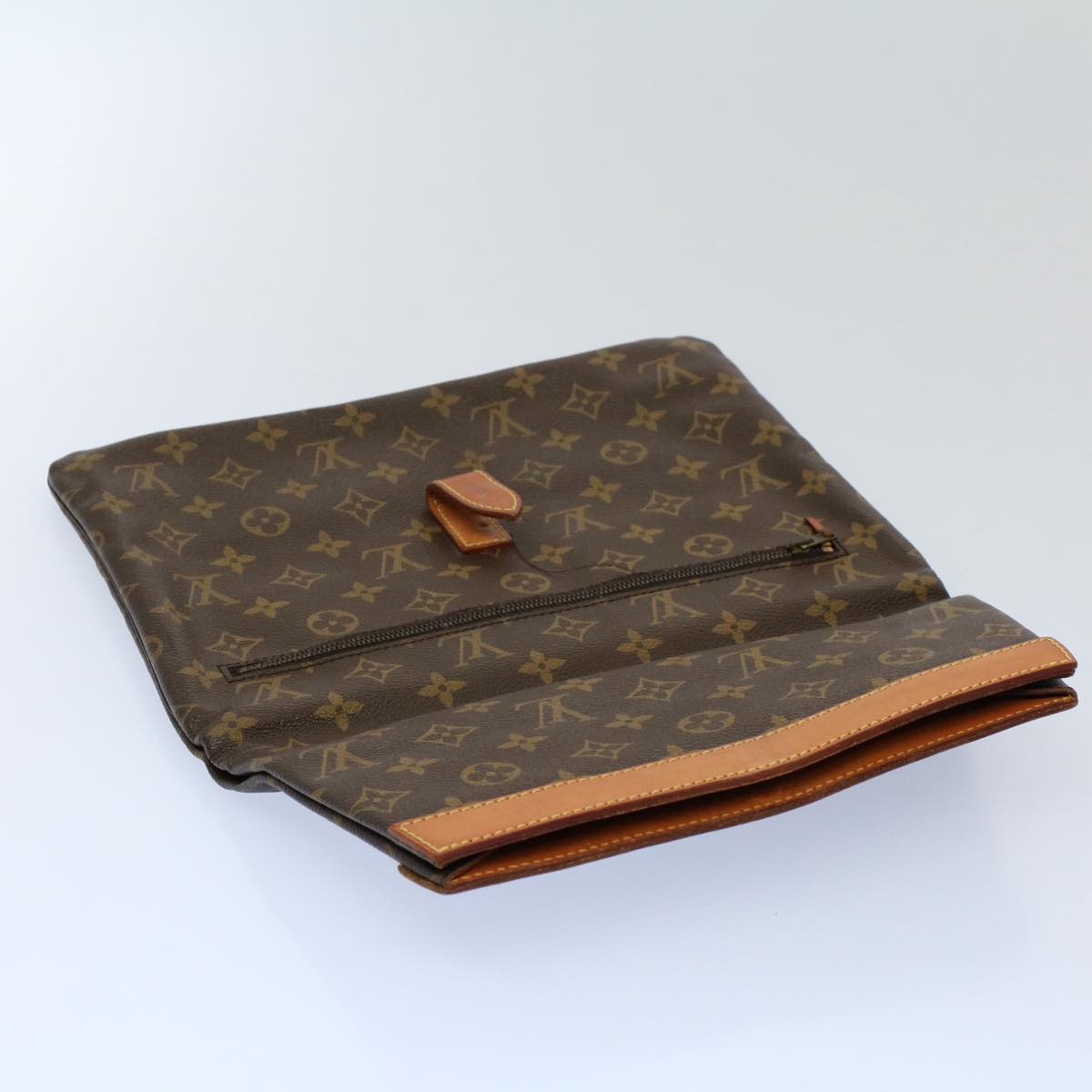 LOUIS VUITTON Monogram Pochette Priant Clutch Bag M51805 LV Auth yk8598