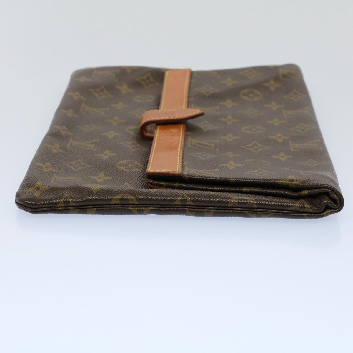 LOUIS VUITTON Monogram Pochette Priant Clutch Bag M51805 LV Auth yk8598