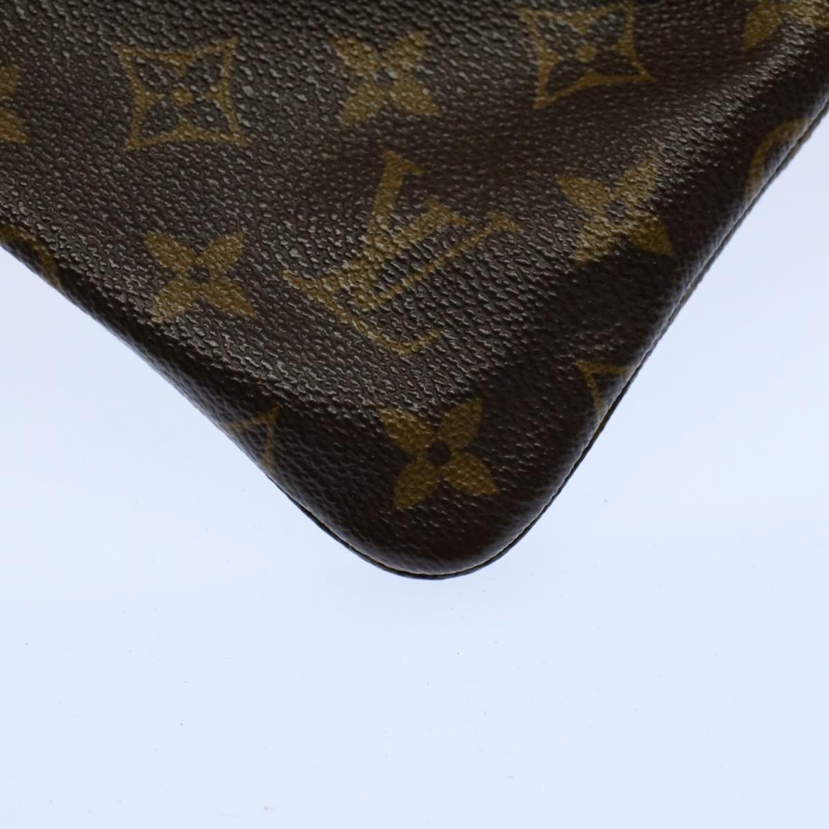 LOUIS VUITTON Monogram Pochette Priant Clutch Bag M51805 LV Auth yk8598