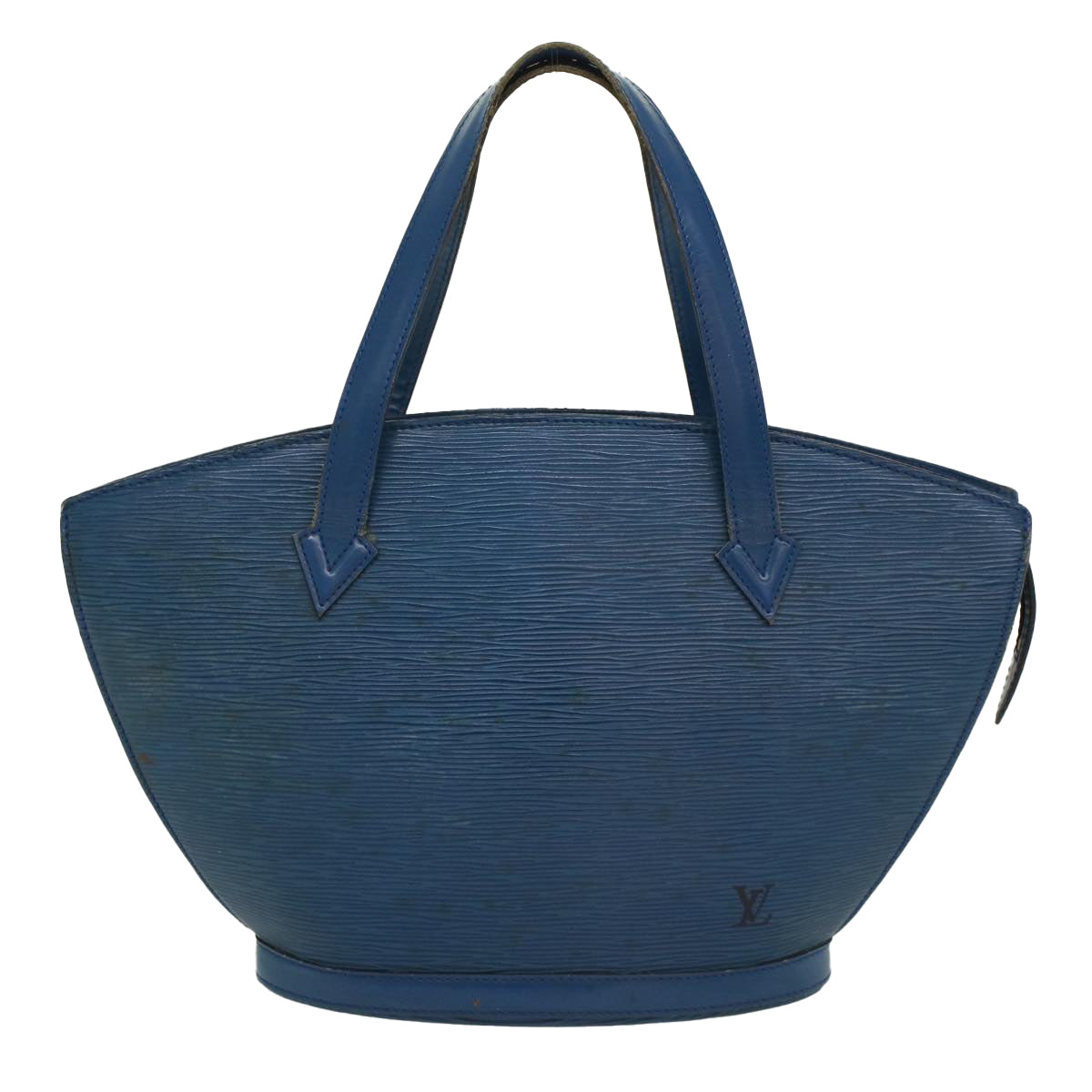 LOUIS VUITTON Epi Saint Jacques Hand Bag Blue M52265 LV Auth yk8601