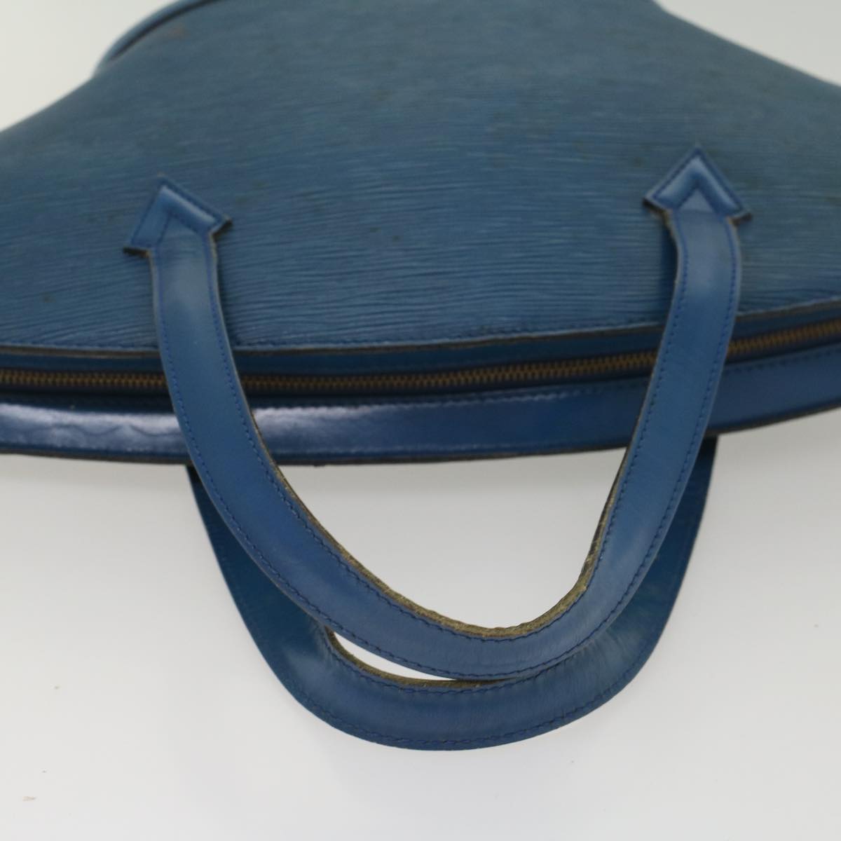 LOUIS VUITTON Epi Saint Jacques Hand Bag Blue M52265 LV Auth yk8601