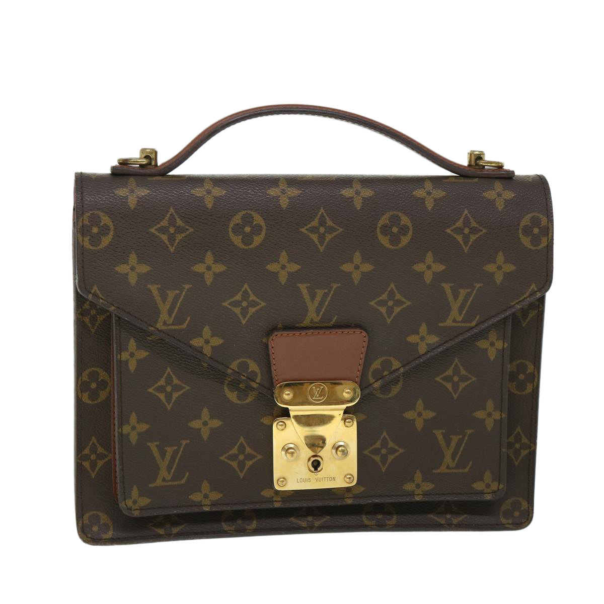 LOUIS VUITTON Monogram Monceau 26 Shoulder Bag 2way M51187 LV Auth yk8622