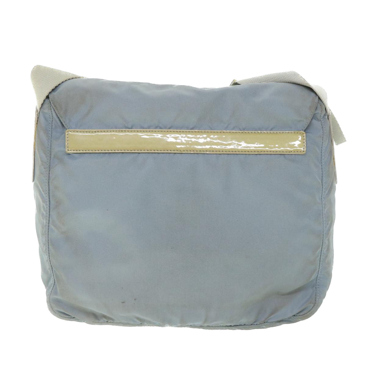 PRADA Shoulder Bag Nylon Blue Auth yk8629 - 0