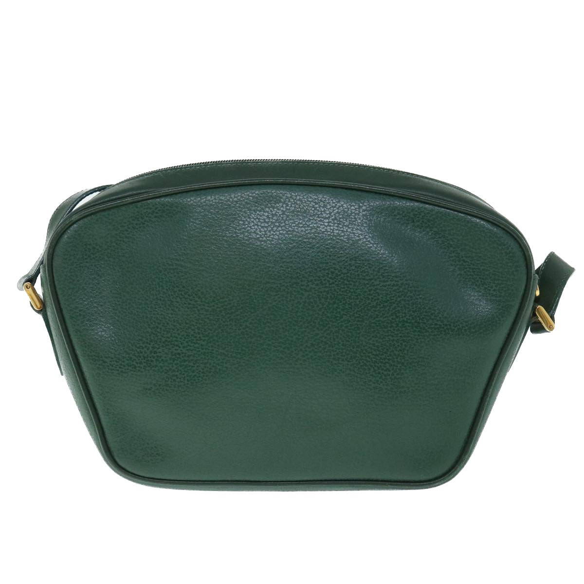 GUCCI Shoulder Bag Leather Green 001 093 1050 Auth yk8648