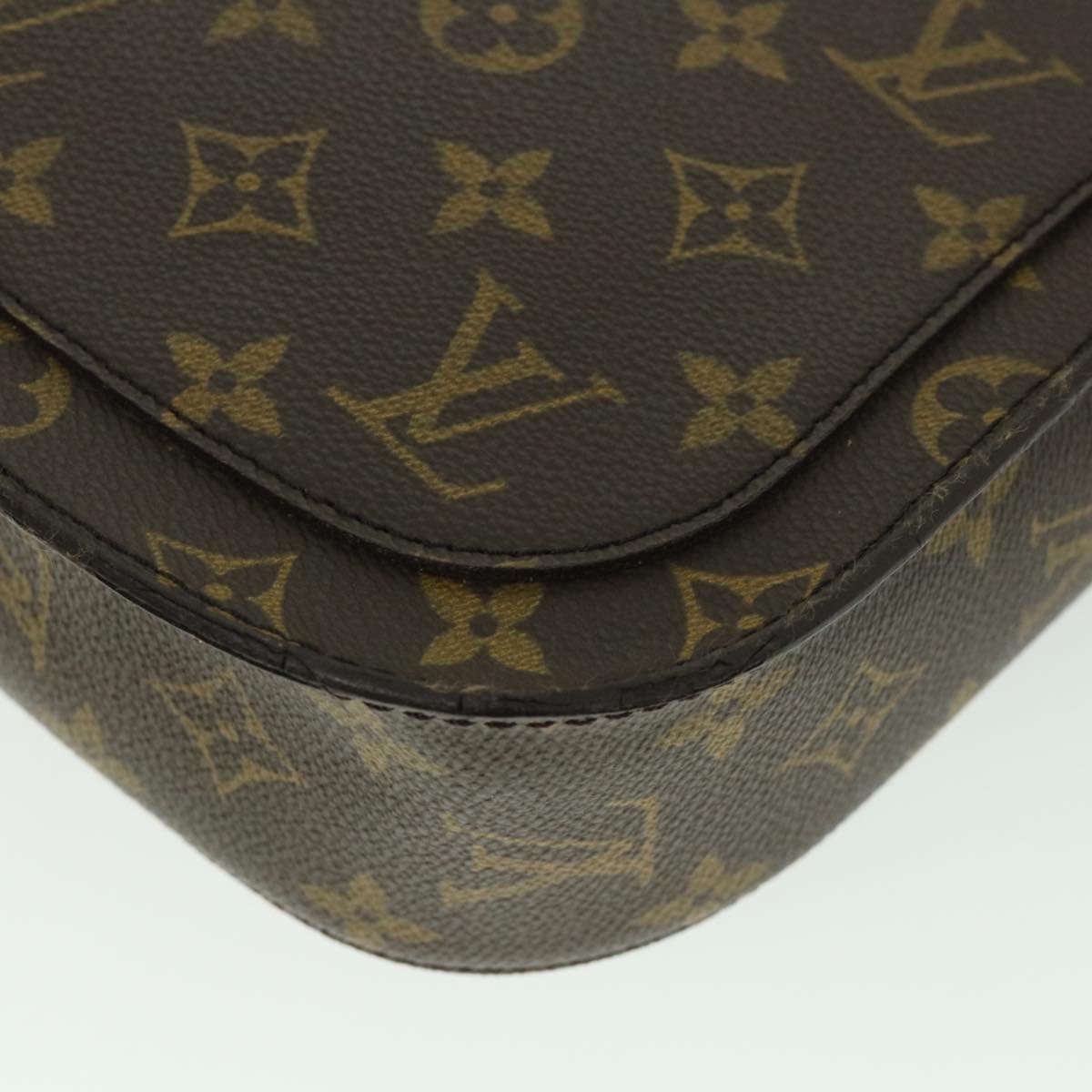 LOUIS VUITTON Monogram Saint Cloud GM Shoulder Bag M51242 LV Auth yk8701