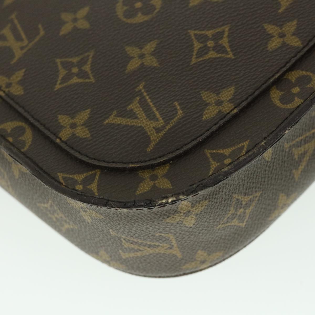 LOUIS VUITTON Monogram Saint Cloud GM Shoulder Bag M51242 LV Auth yk8701