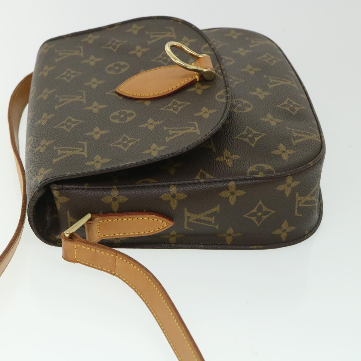 LOUIS VUITTON Monogram Saint Cloud GM Shoulder Bag M51242 LV Auth yk8701