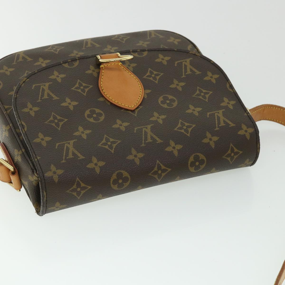 LOUIS VUITTON Monogram Saint Cloud GM Shoulder Bag M51242 LV Auth yk8701