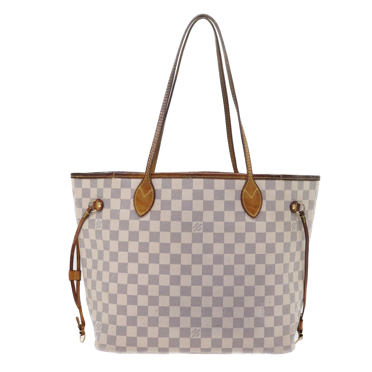 LOUIS VUITTON Damier Azur Neverfull MM Tote Bag N41605 LV Auth yk8704 - 0