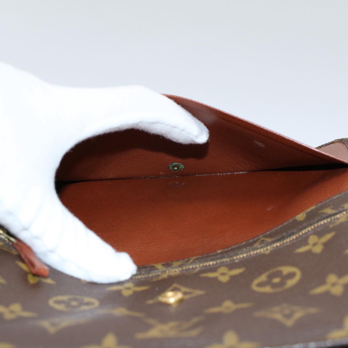 LOUIS VUITTON Monogram Pochette Rabat 20 Clutch Bag M51935 LV Auth yk8717