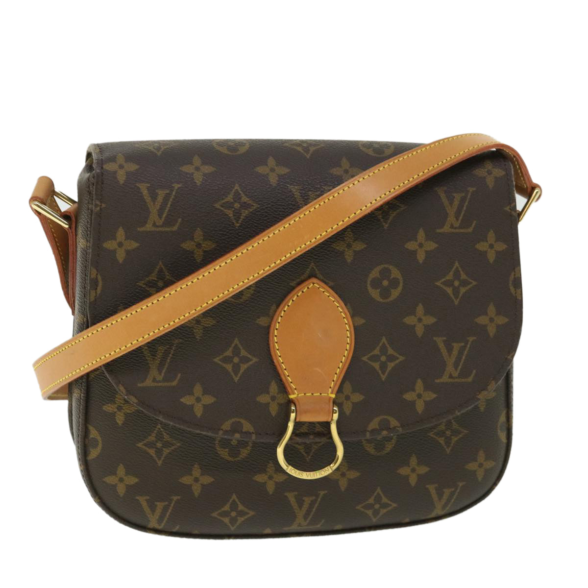 LOUIS VUITTON Monogram Saint Cloud GM Shoulder Bag M51242 LV Auth yk8720