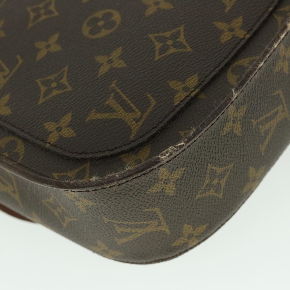 LOUIS VUITTON Monogram Saint Cloud GM Shoulder Bag M51242 LV Auth yk8720