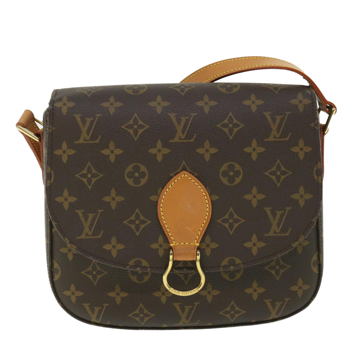 LOUIS VUITTON Monogram Saint Cloud GM Shoulder Bag M51242 LV Auth yk8720