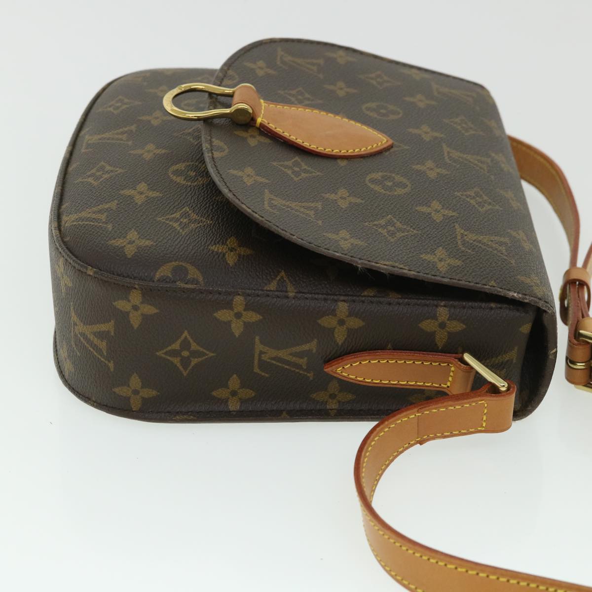 LOUIS VUITTON Monogram Saint Cloud GM Shoulder Bag M51242 LV Auth yk8720