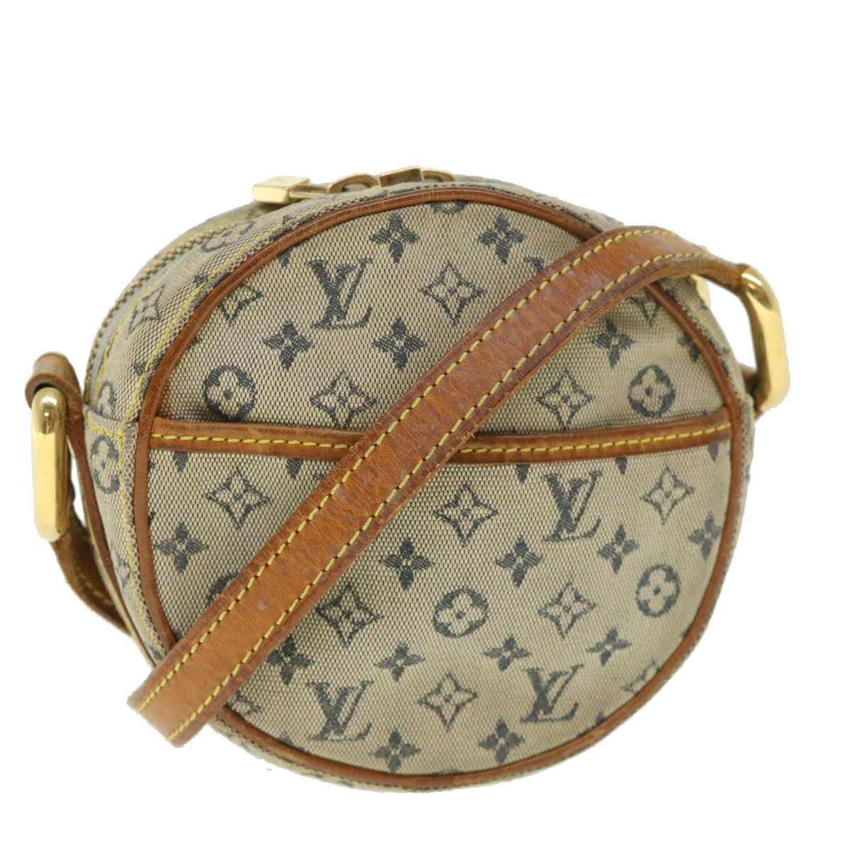 LOUIS VUITTON Monogram Mini Jeanne PM Shoulder Bag Blue M92001 LV Auth yk8730