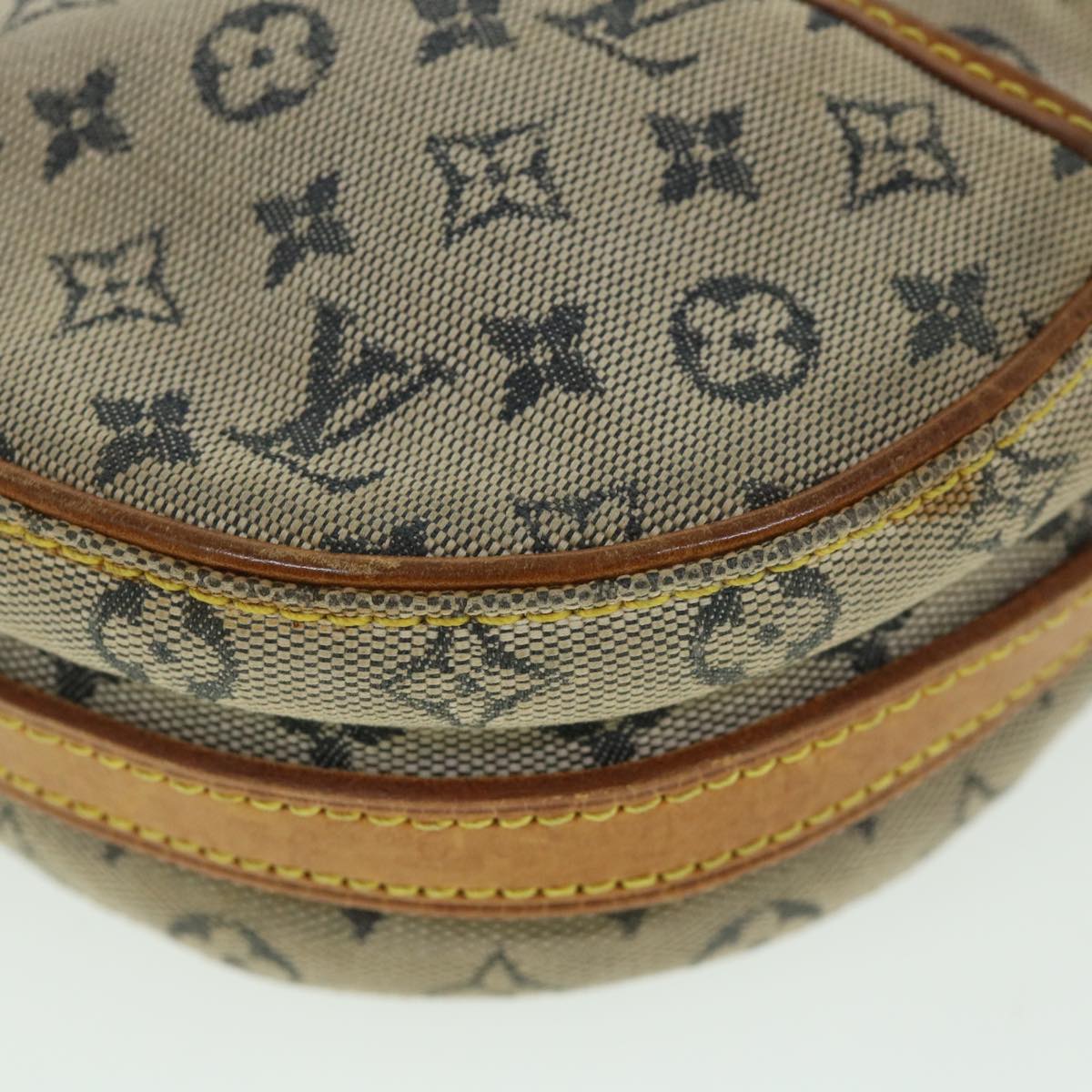 LOUIS VUITTON Monogram Mini Jeanne PM Shoulder Bag Blue M92001 LV Auth yk8730