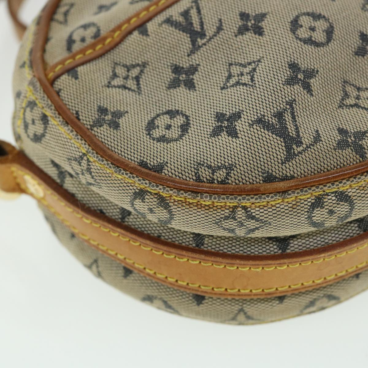 LOUIS VUITTON Monogram Mini Jeanne PM Shoulder Bag Blue M92001 LV Auth yk8730