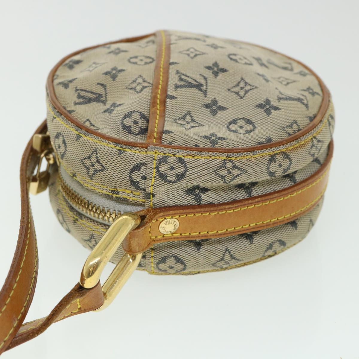 LOUIS VUITTON Monogram Mini Jeanne PM Shoulder Bag Blue M92001 LV Auth yk8730