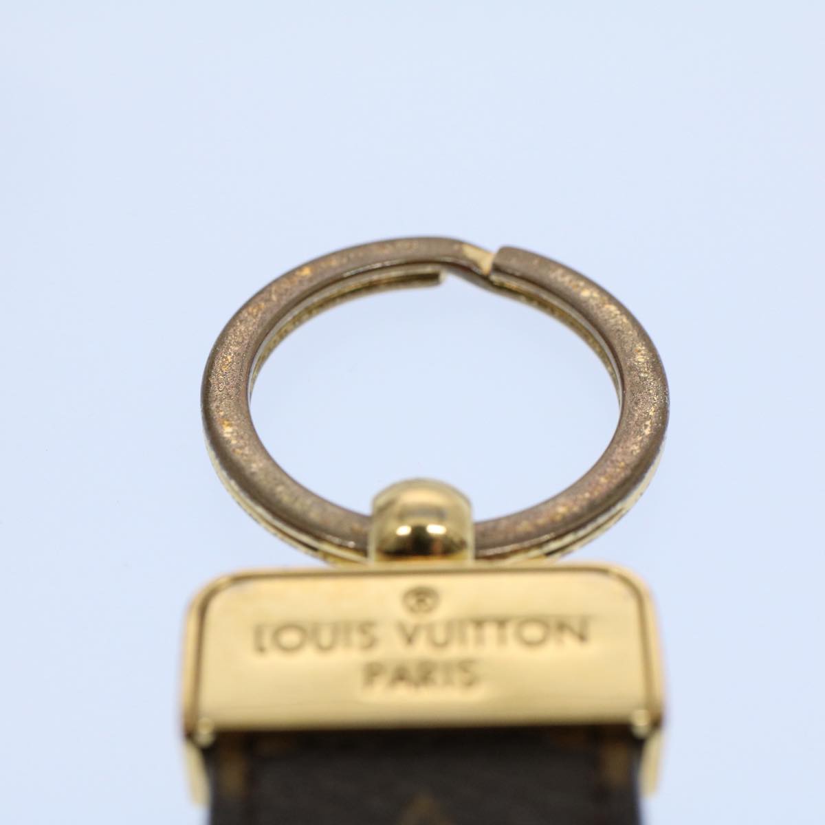 LOUIS VUITTON Monogram Porte Cles Dragonne Key Holder M65221 LV Auth yk8742