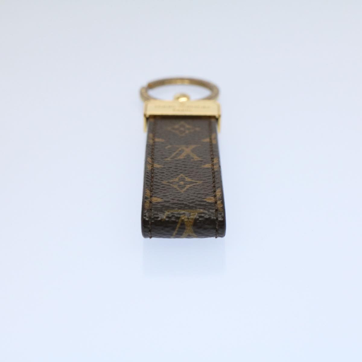 LOUIS VUITTON Monogram Porte Cles Dragonne Key Holder M65221 LV Auth yk8742