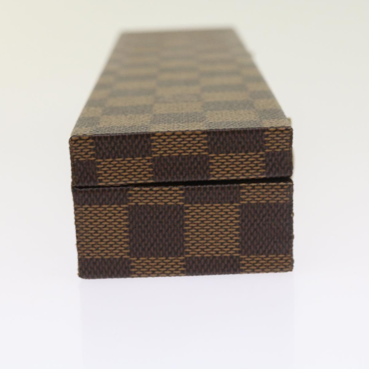 LOUIS VUITTON Damier Ebene Watch Case Trunk LV Auth yk8757A