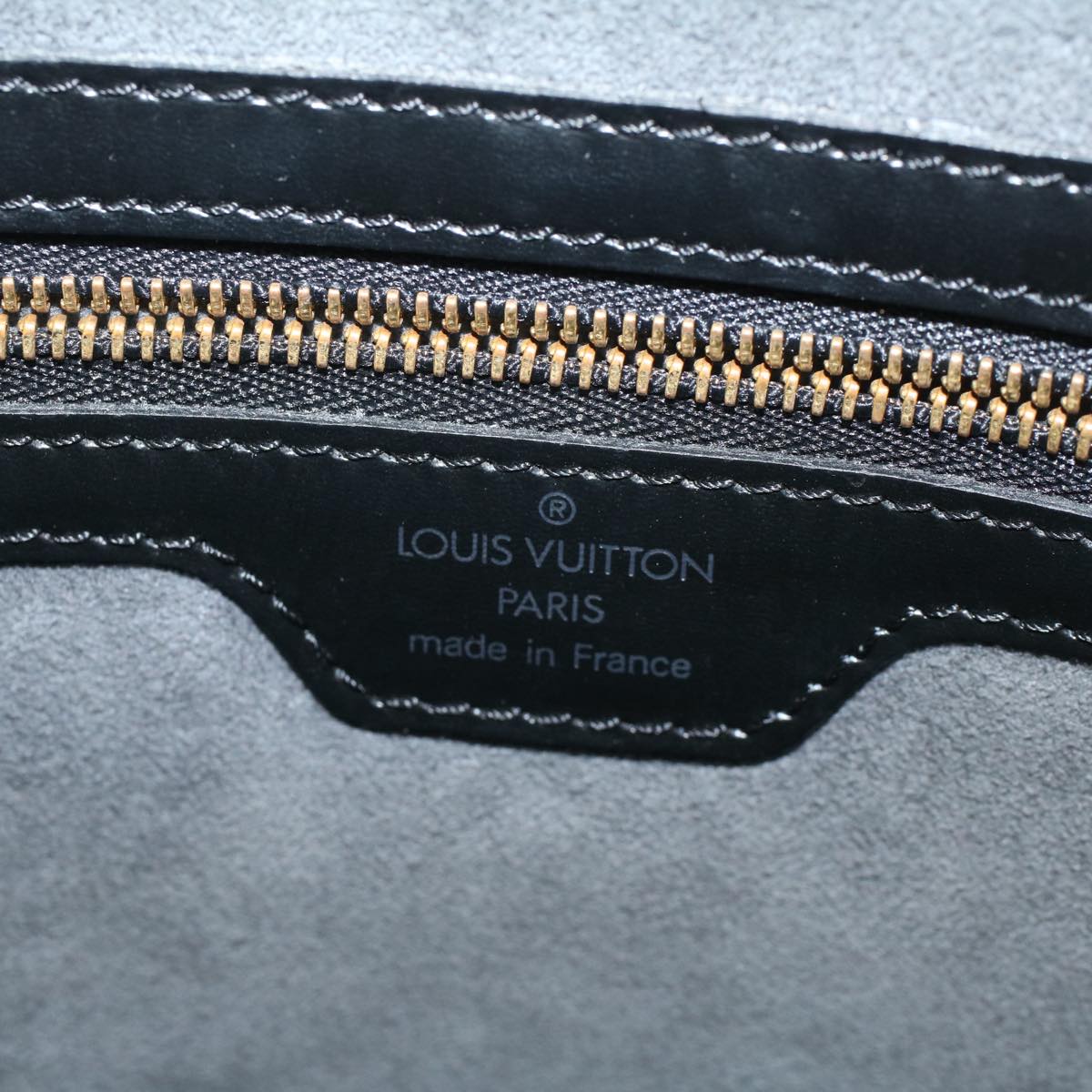 LOUIS VUITTON Epi Lussac Shoulder Bag Black M52282 LV Auth yk8762