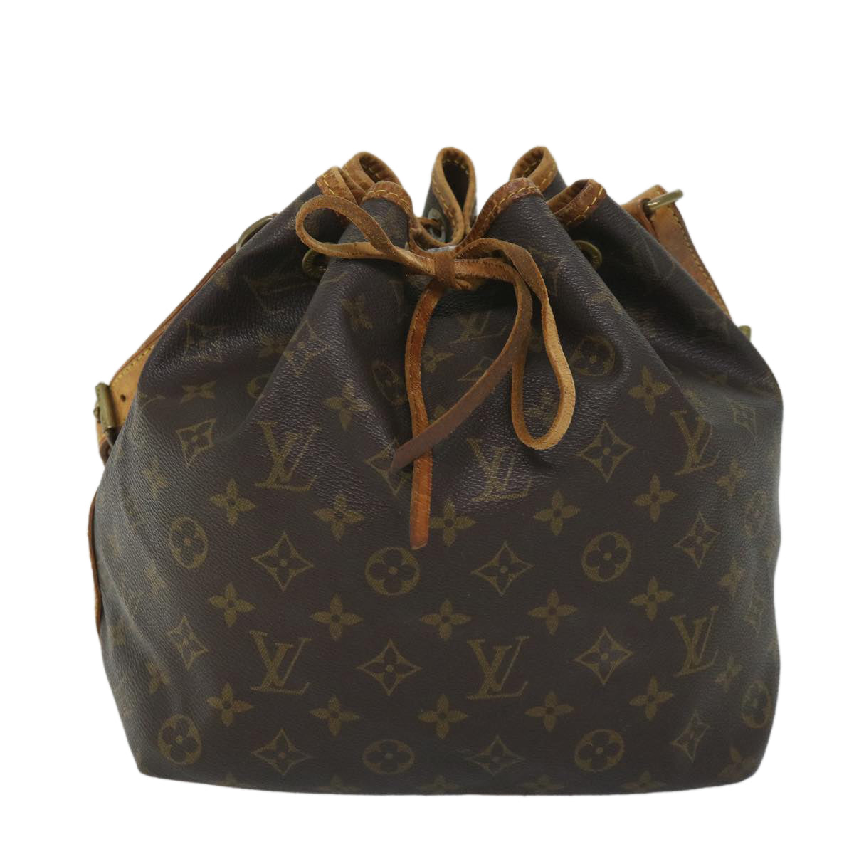 LOUIS VUITTON Monogram Petit Noe Shoulder Bag M42226 LV Auth yk8767