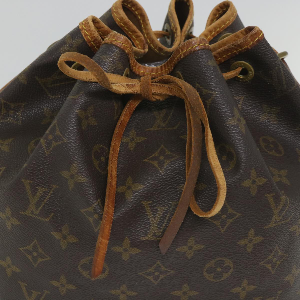 LOUIS VUITTON Monogram Petit Noe Shoulder Bag M42226 LV Auth yk8767