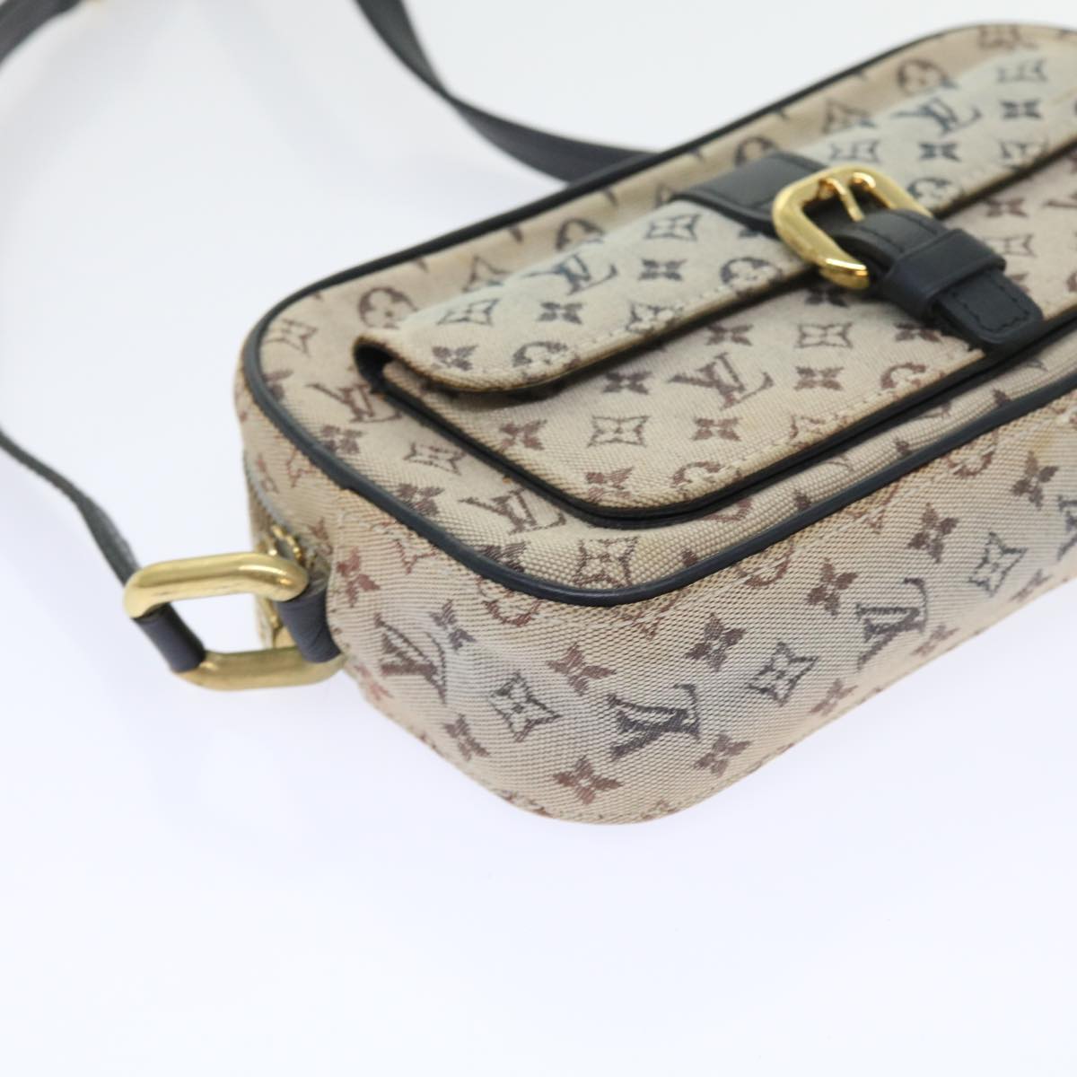 LOUIS VUITTON Monogram Mini Juliet MM Shoulder Bag Blue M92004 LV Auth yk8769