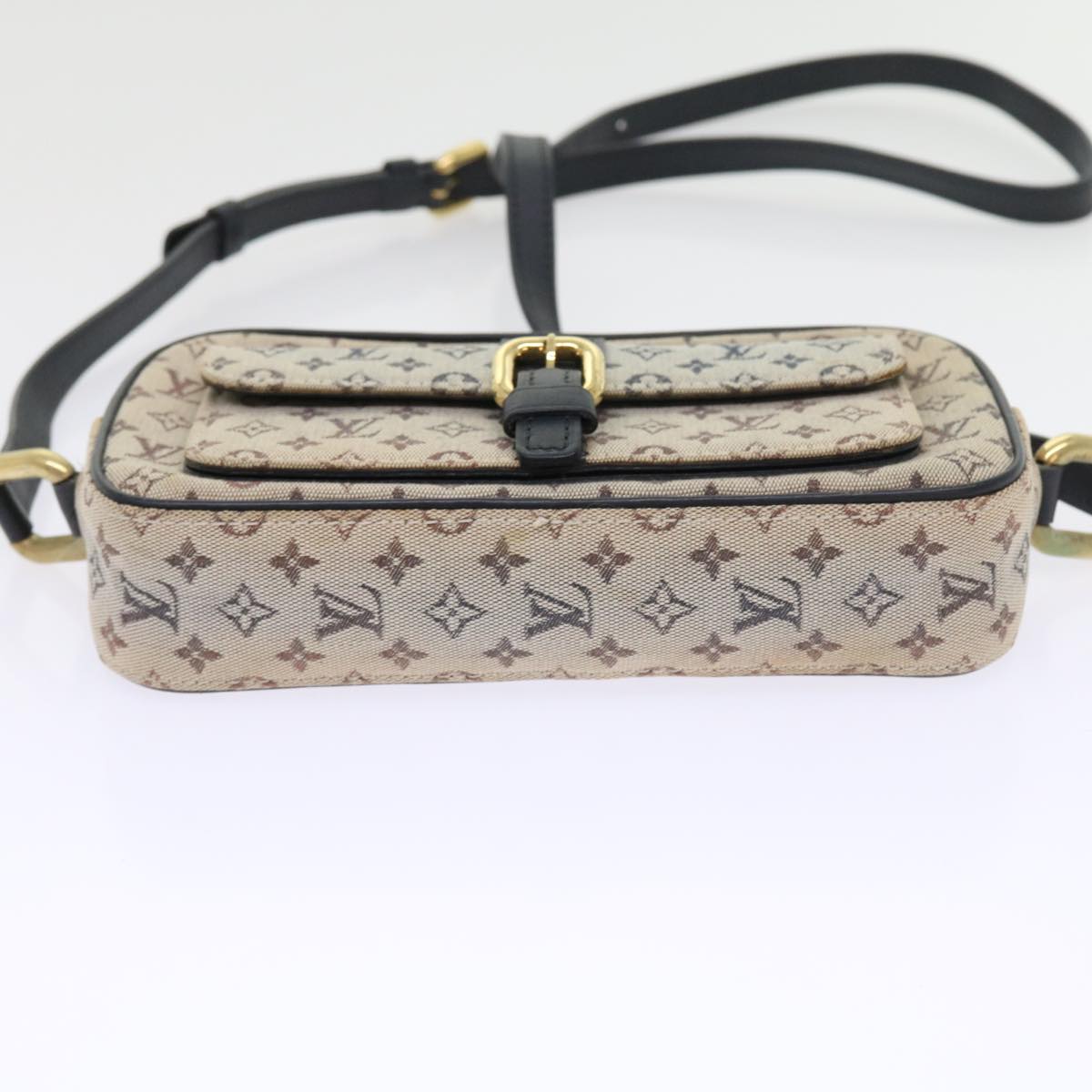 LOUIS VUITTON Monogram Mini Juliet MM Shoulder Bag Blue M92004 LV Auth yk8769