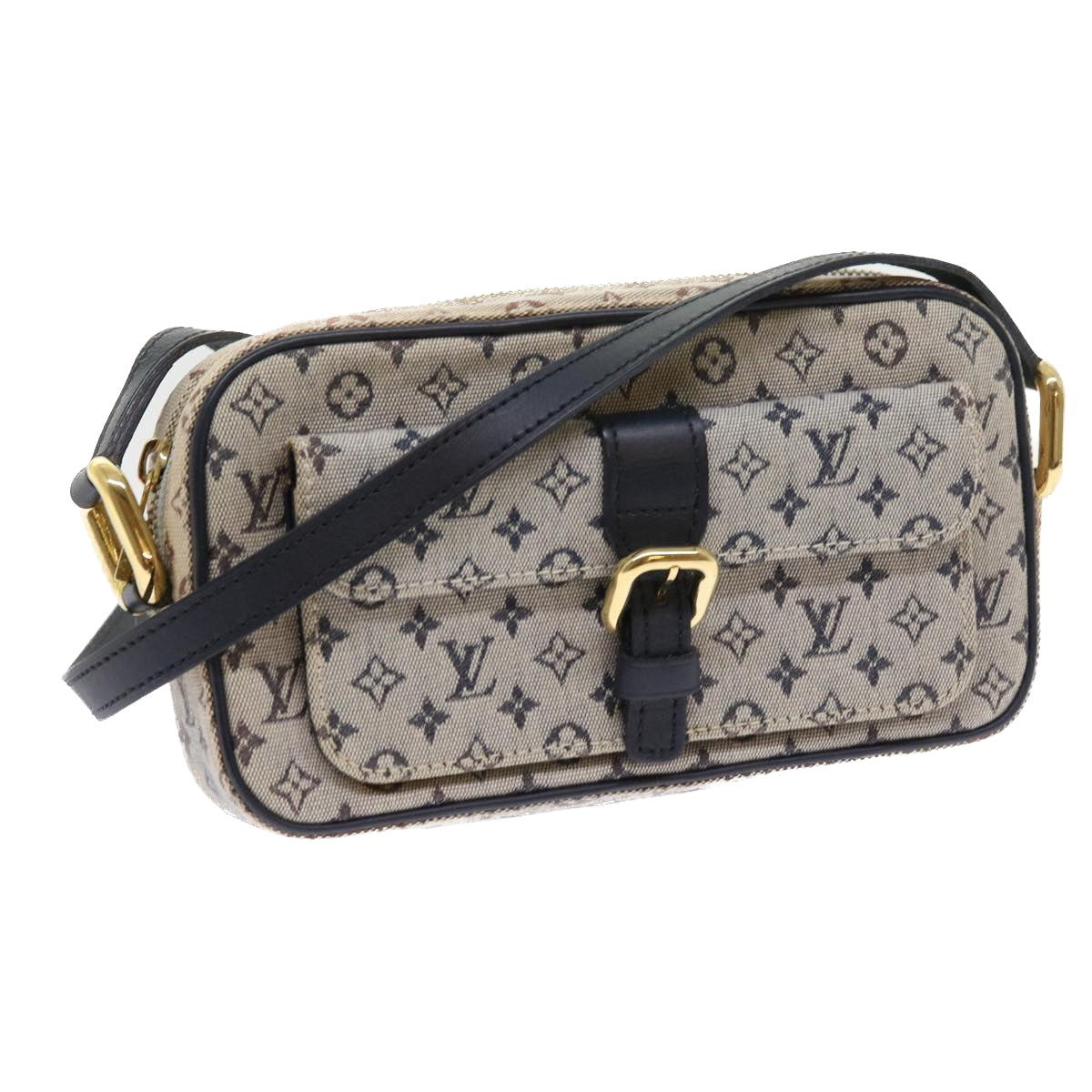 LOUIS VUITTON Monogram Mini Juliet MM Shoulder Bag Blue M92004 LV Auth yk8790