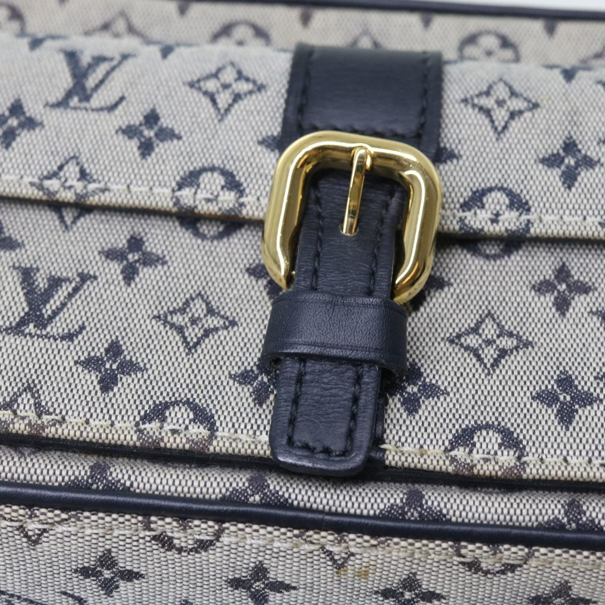 LOUIS VUITTON Monogram Mini Juliet MM Shoulder Bag Blue M92004 LV Auth yk8790