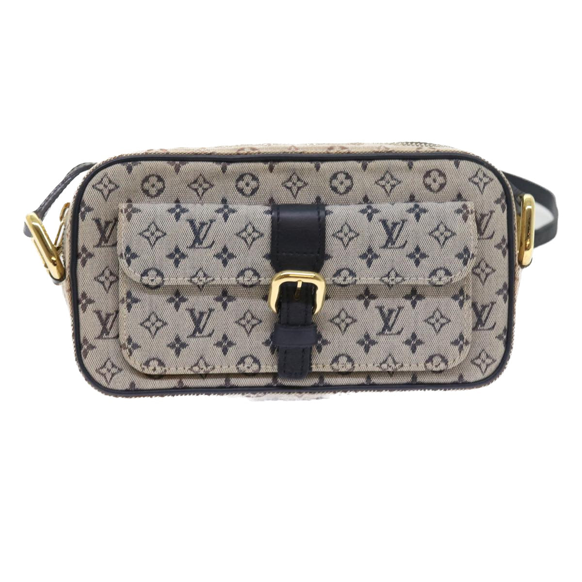 LOUIS VUITTON Monogram Mini Juliet MM Shoulder Bag Blue M92004 LV Auth yk8790